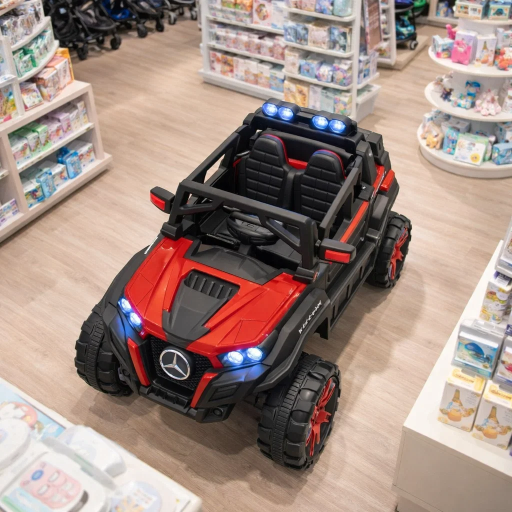 Baby Big Size Jeep Battery Operated side profile and body design