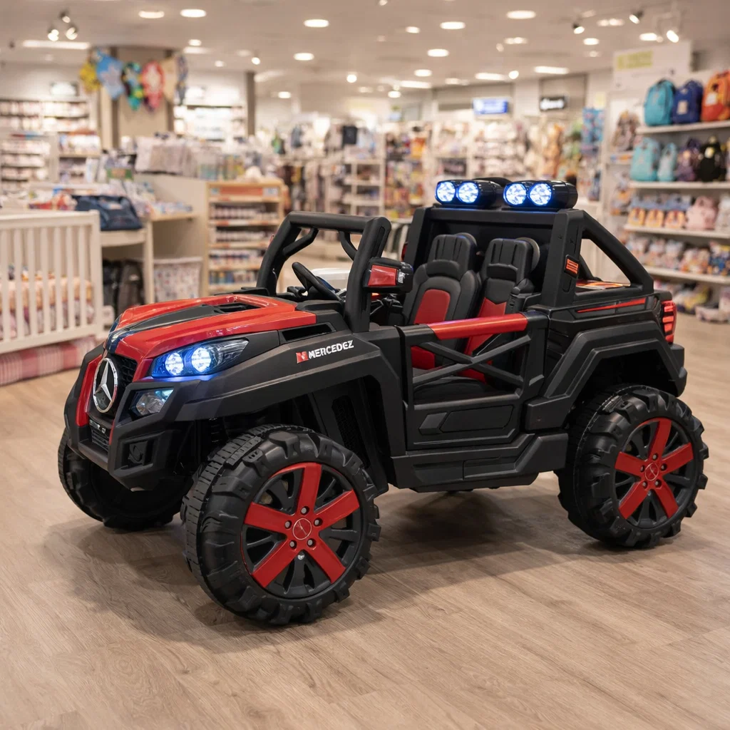 Baby Big Size Jeep Battery Operated full front angle view