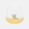 "Crown King" Yellow Silicone Bib