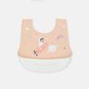 Peach Space Adventure Silicone Bib