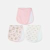 PINK BLOSSOM BURP CLOTH SET (3 PCS)