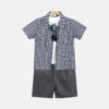 4-Piece Chekered Shirt Set
