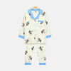 Boy Mickey Mouse Ribbed Button-Up Nightsuit