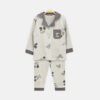 Boy Mickey Silhouette Button-Up Nightsuit
