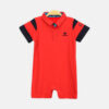 Red Armani Boy Romper