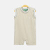 Ash Grey Sleeveless Boy Romper