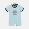 Light Grey & Navy Blue Boy Romper
