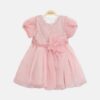 Puff-Sleeve Frock - Tea Pink