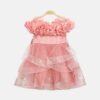 Glitter Frock - Tea Pink