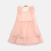 Glitter Net Frock - Pink