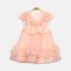 Glitter Frock - Peach