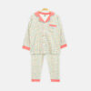 Girls' Vibrant Floral Garden Nightsuit