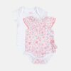 Pink Floral Romper Set