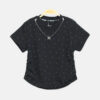 Girls Black Midnight Sparkle Starlet Tee
