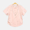Girls Distressed Peach Glamour Tee