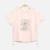 Girls Peach Urban Pearl Graphic Tee