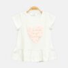 White Ruffle Mummy Tee