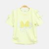 Heart Bow Accent Tee Yellow