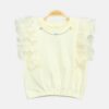 Lemon Sheer Ruffle Top