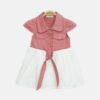 Dusty Rose Front-Tie Top