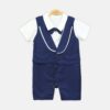 Blue Gentleman Romper