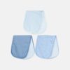 NAVY & STRIPE BURP CLOTH PACK (3 PCS)