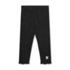 BLACK GLITTER MICKEY TROUSERS