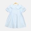 Sky Blue Seersucker Frock