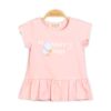 MOMMY'S MINI PINK PEPLUM T-SHIRT