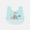 Mint Party Elephant Silicone Bib