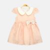 Peach Gold Frock
