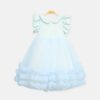 Sky Blue Frills Frock