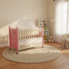 Junior Pink Baby Cot BC-6623DP