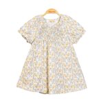 Bright Meadow Ruffle Top Beige