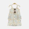 3-Piece Floral Muslin Set With Sunglasses