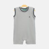 Grey Sleeveless Boy Romper