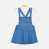 Classic Pleated Denim Dangri/Top