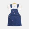 Dark Denim Pinafore Set