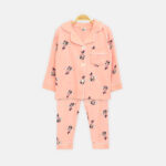 Girls' Minnie Mouse Collared Nightsuit