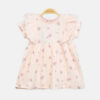 Girls Pink Floral Polo Tee