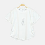 Girls White Midnight Star Studded Logo Tee