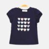 Navy Multi-Heart Tee