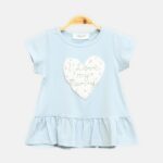 Blue Ruffle Mummy Tee
