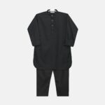 Boys Black Kameez Pajama
