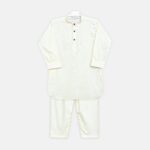 Off White Kameez Pajama