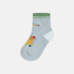 BOY SOCKS GREY PENCIL SKETCH