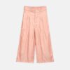Rose Pink Wide-Leg Trousers