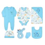 DINOSAUR ADVENTURE LAYETTE SET (BLUE) BOY