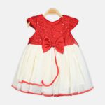 RED RADIANCE PARTY FROCK
