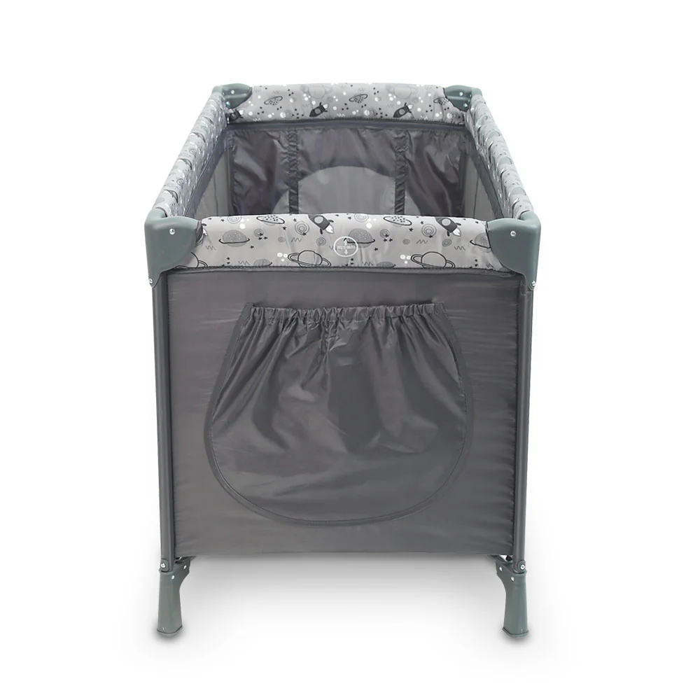 Tinnies Baby Travel Cot detailed angle